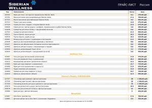сибирское здоровье прайс каталог