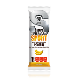 Мультикомпонентный протеин премиум-класса Банан - Siberian Super Natural Sport