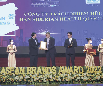 Siberian Wellness стала обладателем престижной премии ASEAN Brands Award 2022 во Вьетнаме
        
        
            29 апреля 2022