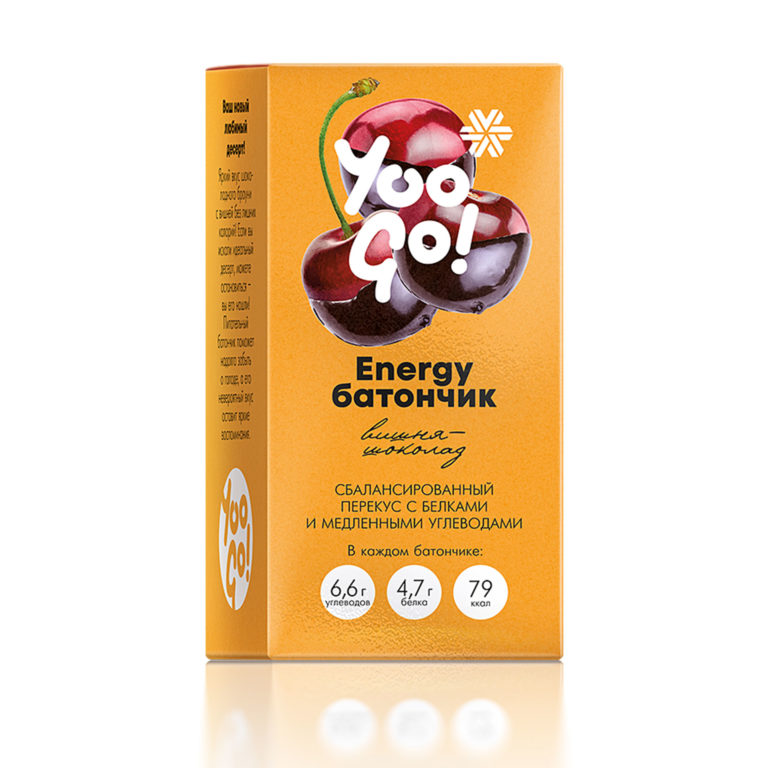 Energy-батончик (вишня-шоколад) Yoo Gо