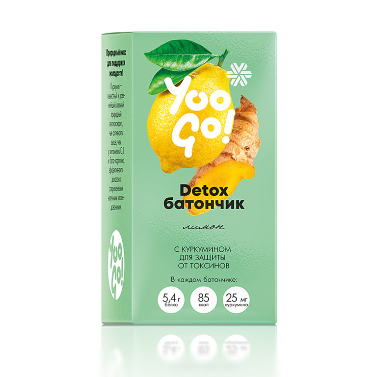 Detox-батончик (лимон) Yoo Gо