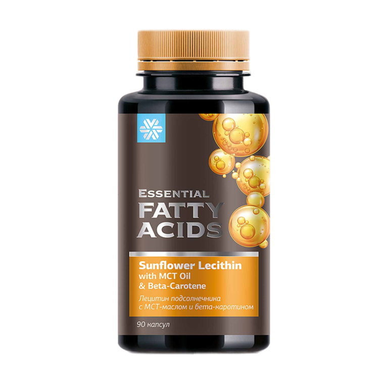 Лецитин подсолнечника с МСТ-маслом и бета-каротином - Essential Fatty Acids ❄ Siberian Wellness / Сибирское Здоровье