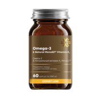 Омега-3 & Натуральный витамин К2 MenaQ7® - Expert Line ❄ Siberian Wellness / Сибирское Здоровье