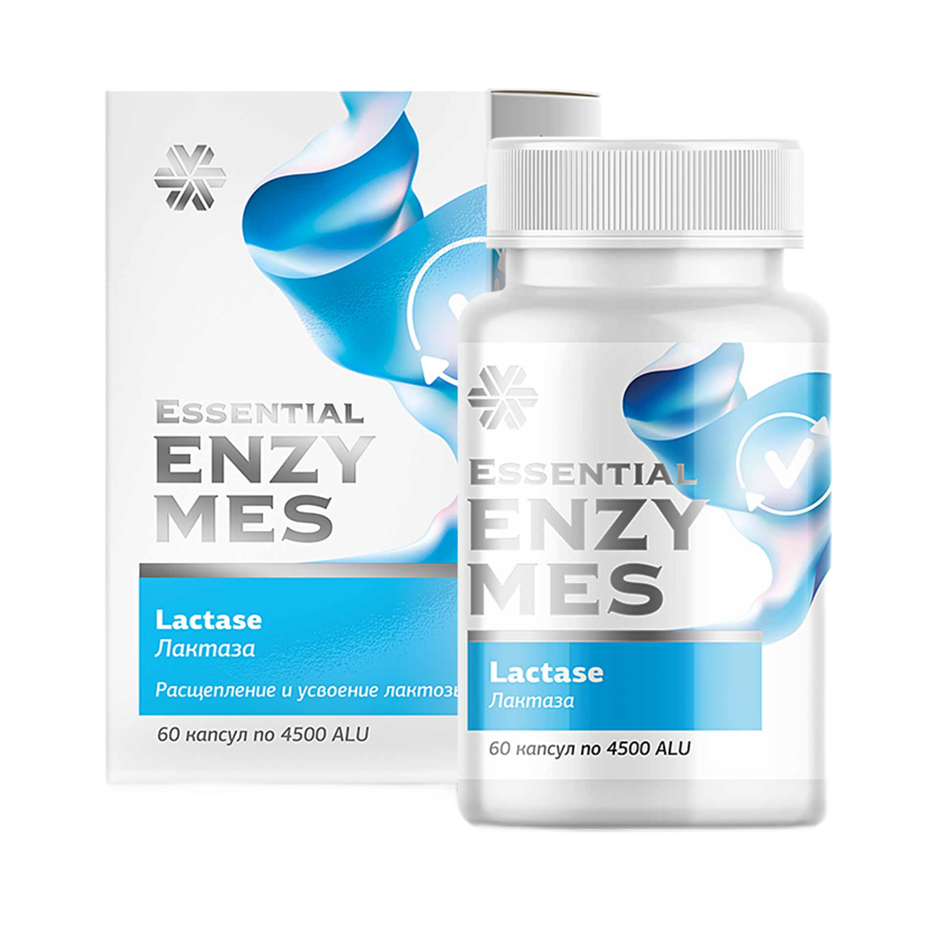 Фермент «Лактаза» для усвоения лактозы и комфортного пищеварения - Essential Enzymes
